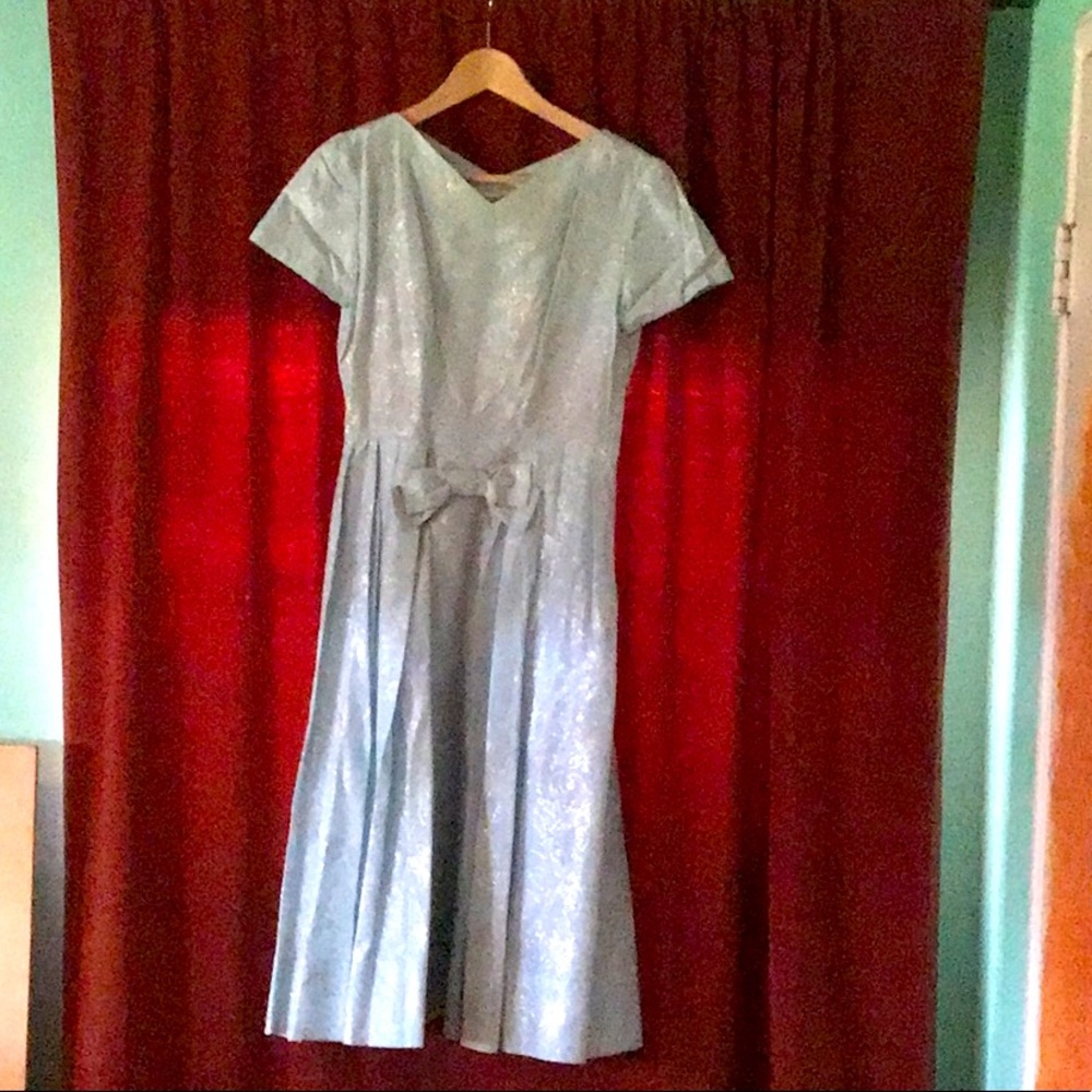 Hand sewn vintage Party Dress/ Tea Dress